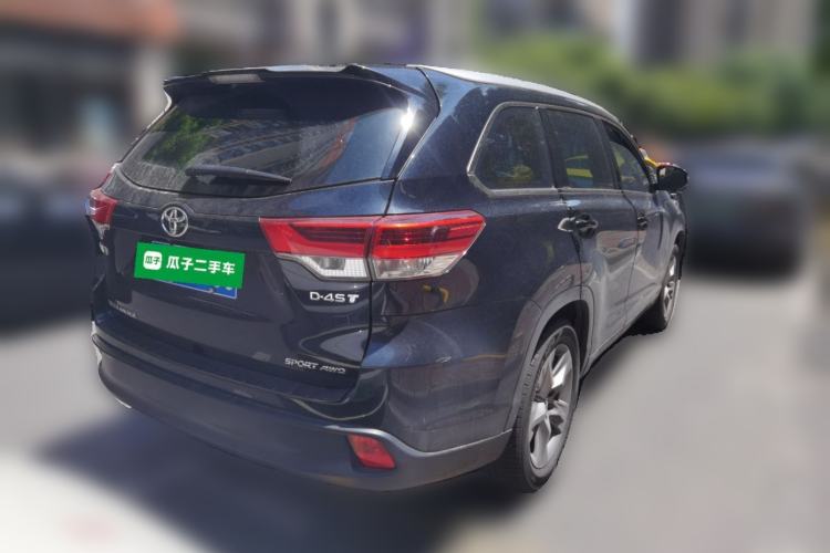 Used Toyota Highlander 2018 2.0T Four-Wheel Drive Luxury Version 7 Seats China VI Standard Rear Right 45 Deg