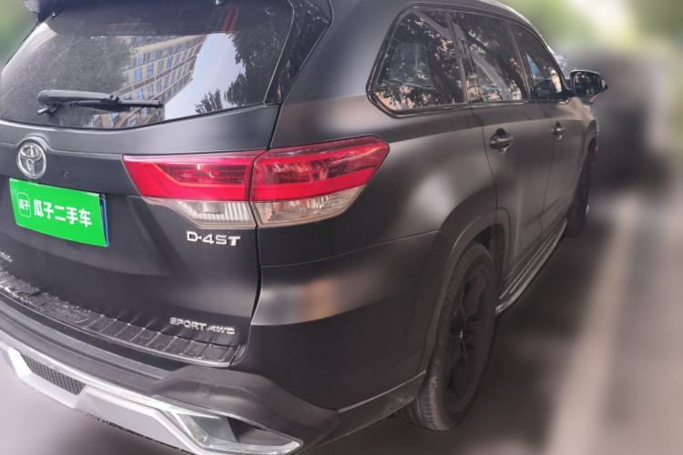 Used Toyota Highlander 2018 2.0T Four-Wheel Drive Prestige Version 7 Seats China VI Standard Rear Right 45 Deg
