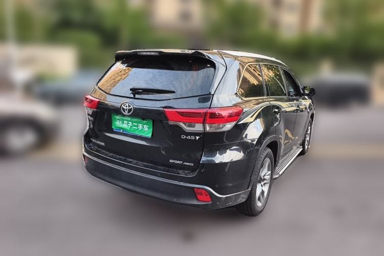 Used Toyota Highlander 2018 2.0T Four-Wheel Drive Prestige Version 7 Seats China VI Standard Rear Right 45 Deg