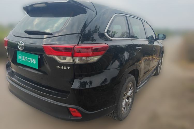 Used Toyota Highlander 2018 2.0T Two-Wheel Drive Elite Edition 5 Seats Emission Standard China V Rear Right 45 Deg