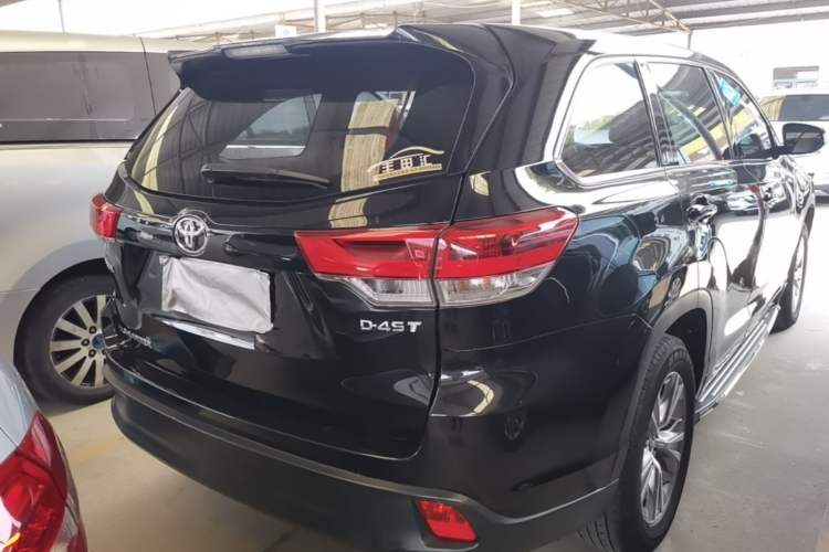 Used Toyota Highlander 2018 2.0T Two-Wheel Drive Elite Version 5 Seats China VI Standard Rear Right 45 Deg
