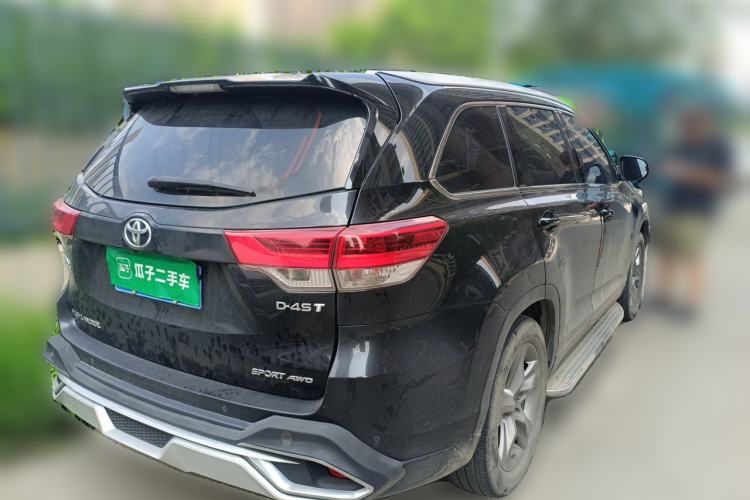 Used Toyota Highlander 2018 2.0T Four-Wheel Drive Luxury Edition 7 Seats China V Emission Standard Rear Right 45 Deg
