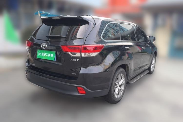Used Toyota Highlander 2018 2.0T Four-Wheel Drive Elite Edition 7 Seats China VI Standard Rear Right 45 Deg