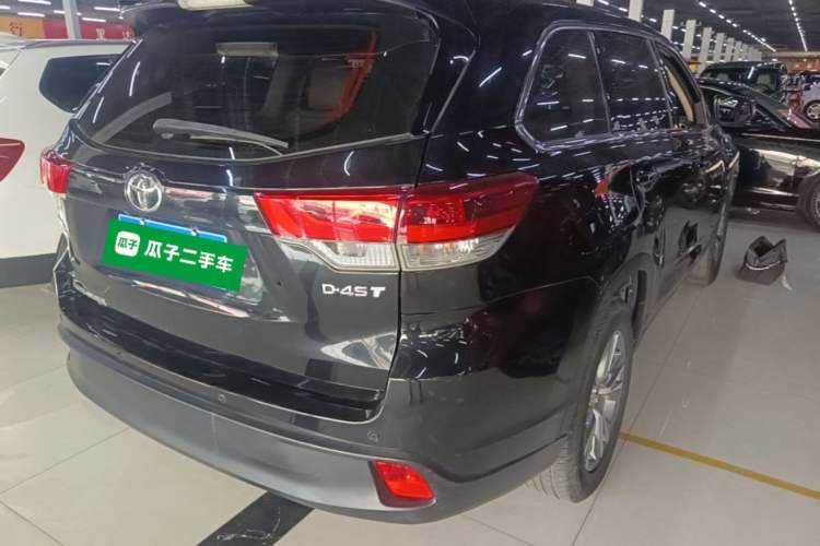 Used Toyota Highlander 2018 2.0T Two-Wheel Drive Elite Edition 7 Seats Emission Standard China V Rear Right 45 Deg