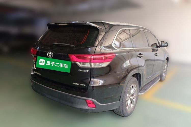 Used Toyota Highlander 2018 2.0T Two-Wheel Drive Elite Edition 7 Seats Emission Standard China V Rear Right 45 Deg