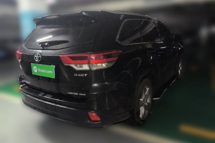 Used Toyota Highlander 2018 2.0T Four-Wheel Drive Supreme Edition 7-Seater China VI Rear Right 45 Deg