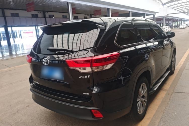 Used Toyota Highlander 2018 2.0T Four-Wheel Drive Elite Edition 7 Seats China VI Standard Rear Right 45 Deg