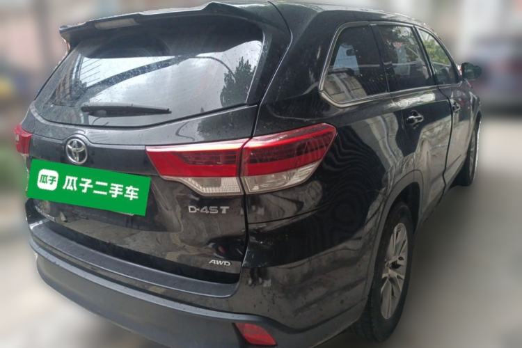 Used Toyota Highlander 2018 2.0T Four-Wheel Drive Elite Edition 7 Seats China VI Standard Rear Right 45 Deg