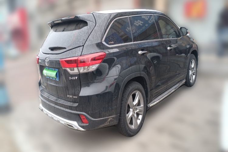 Used Toyota Highlander 2018 2.0T Four-Wheel Drive Luxury Edition 7 Seats China V Emission Standard Rear Right 45 Deg