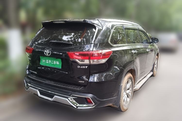 Used Toyota Highlander 2018 2.0T Four-Wheel Drive Elite Edition 7 Seats China VI Standard Rear Right 45 Deg