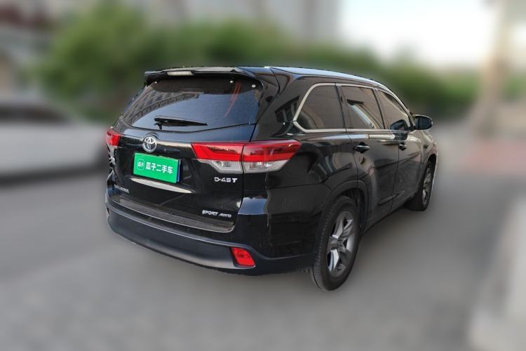 Used Toyota Highlander 2018 2.0T Four-Wheel Drive Prestige Version 7 Seats China V Emission Standard Rear Right 45 Deg
