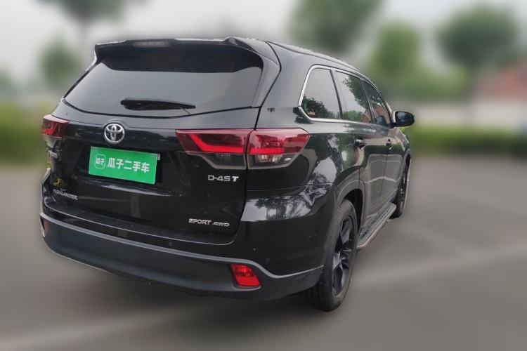Used Toyota Highlander 2018 2.0T Four-Wheel Drive Knight Edition 7 Seats China VI Standard Rear Right 45 Deg