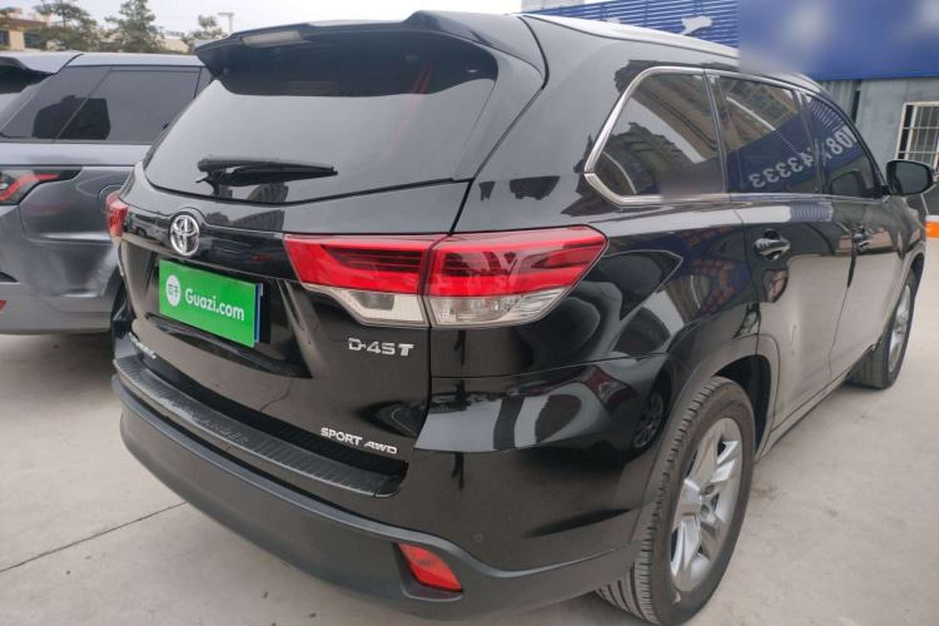 Used Toyota Highlander 2018 2.0T Four-Wheel Drive Prestige Version 7 Seats China VI Standard Rear Right 45 Deg