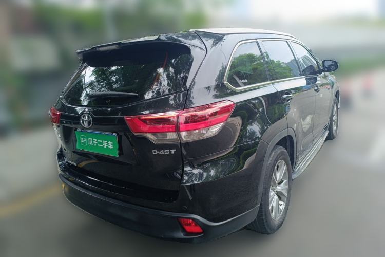 Used Toyota Highlander 2018 2.0T Two-Wheel Drive Elite Edition 7 Seats Emission Standard China V Rear Right 45 Deg