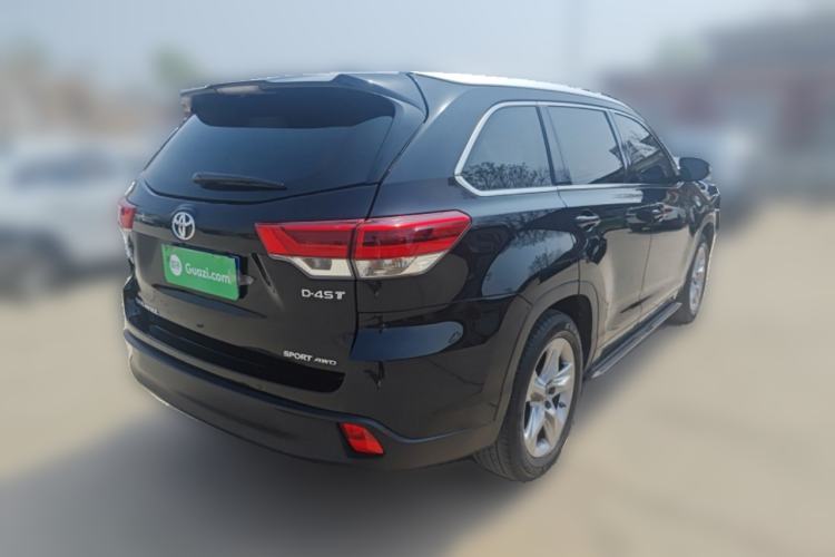 Used Toyota Highlander 2018 2.0T Four-Wheel Drive Luxury Edition 7 Seats China V Emission Standard Rear Right 45 Deg