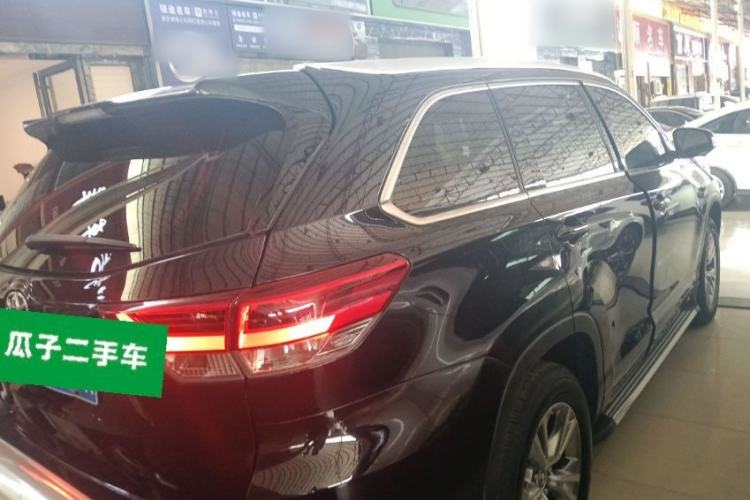 Used Toyota Highlander 2018 2.0T Two-Wheel Drive Elite Version 5 Seats China VI Standard Rear Right 45 Deg