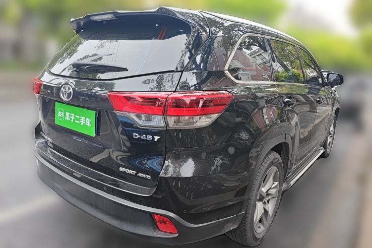 Used Toyota Highlander 2018 2.0T Four-Wheel Drive Prestige Version 7 Seats China VI Standard Rear Right 45 Deg