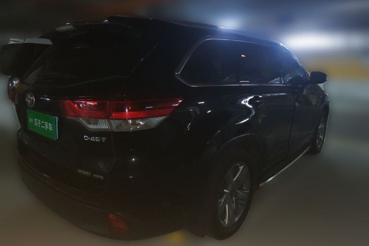 Used Toyota Highlander 2018 2.0T Four-Wheel Drive Luxury Edition 7 Seats China V Emission Standard Rear Right 45 Deg