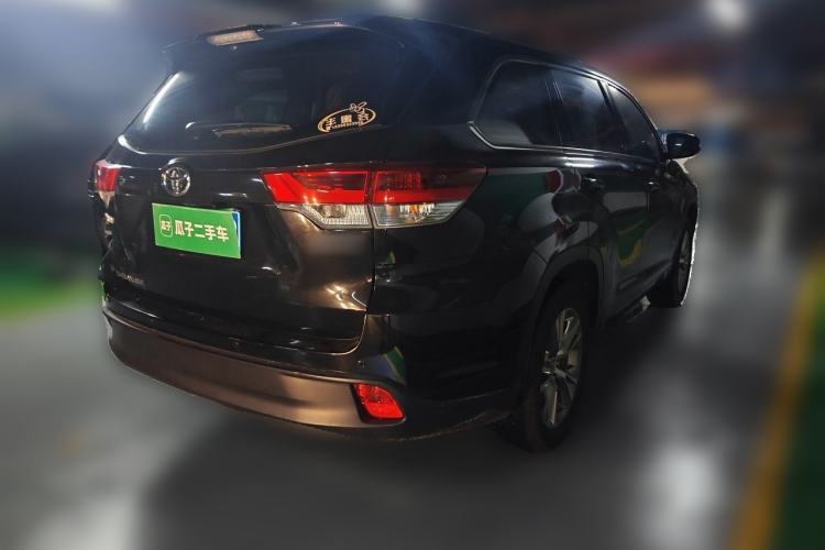 Used Toyota Highlander 2018 2.0T Two-Wheel Drive Elite Version 5 Seats China VI Standard Rear Right 45 Deg