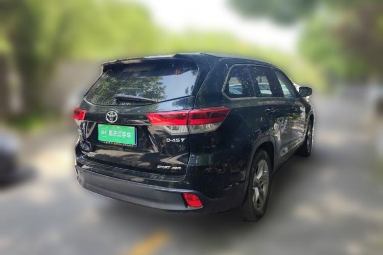 Used Toyota Highlander 2018 2.0T Four-Wheel Drive Prestige Version 7 Seats China VI Standard Rear Right 45 Deg