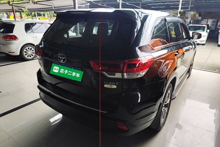 Used Toyota Highlander 2018 2.0T Two-Wheel Drive Elite Edition 7 Seats China VI Standard Rear Right 45 Deg