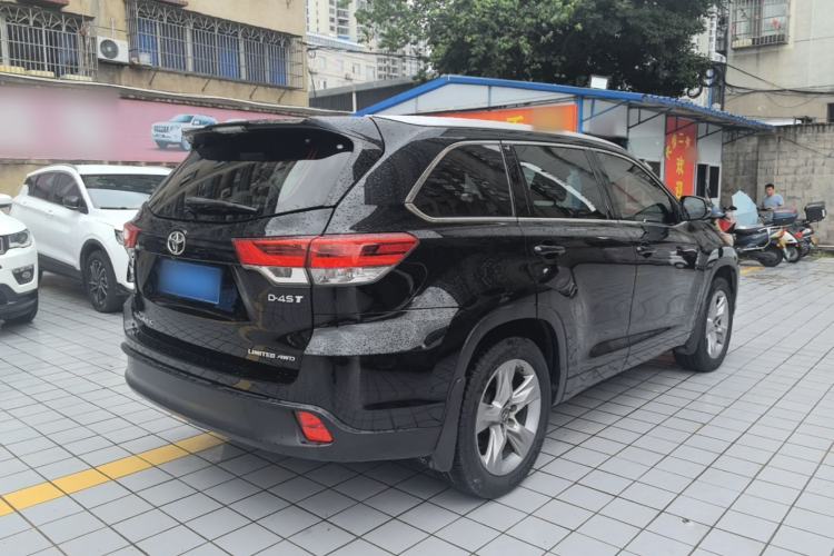 Used Toyota Highlander 2018 2.0T Four-Wheel Drive Ultimate Edition 7-Seater Emission Standard China V Rear Right 45 Deg