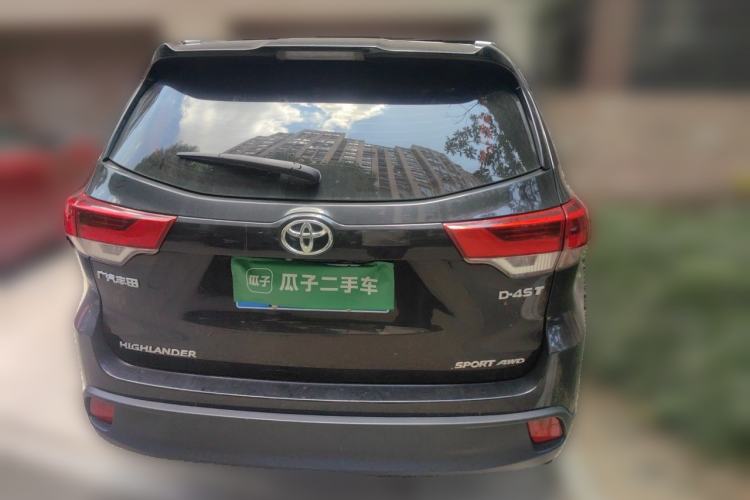 Used Toyota Highlander 2018 2.0T Four-Wheel Drive Luxury Version 7 Seats China VI Standard Rear