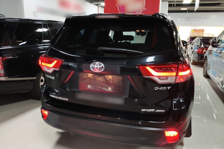 Used Toyota Highlander 2018 2.0T Four-Wheel Drive Luxury Version 7 Seats China VI Standard Rear