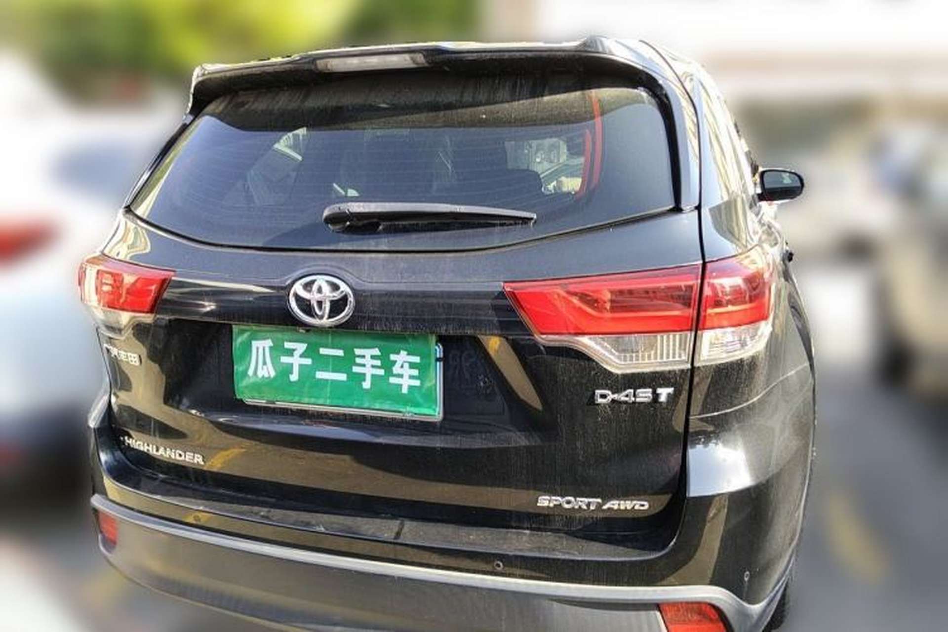 Used Toyota Highlander 2018 2.0T Four-Wheel Drive Luxury Version 7 Seats China VI Standard Rear