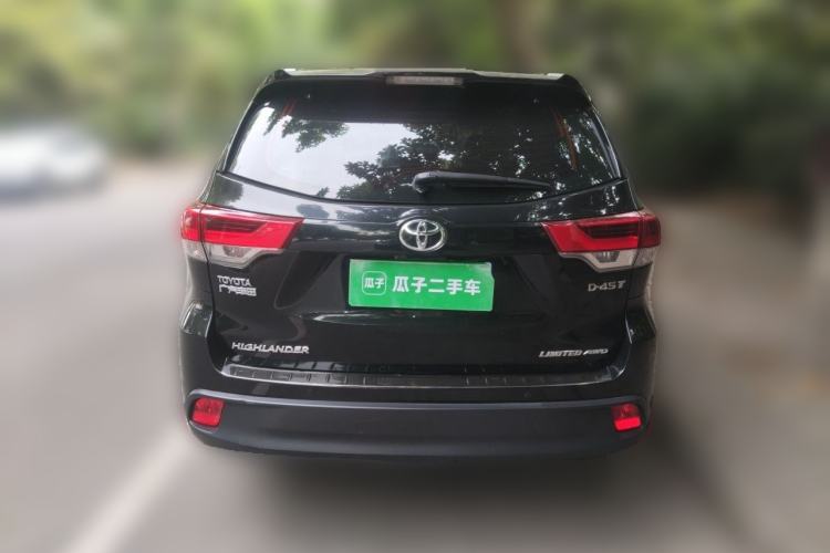 Used Toyota Highlander 2018 2.0T Four-Wheel Drive Ultimate Edition 7-Seater Emission Standard China V Rear