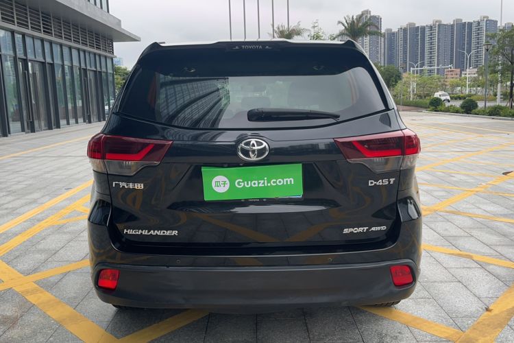 Used Toyota Highlander 2018 2.0T Four-Wheel Drive Knight Edition 7 Seats China VI Standard Rear