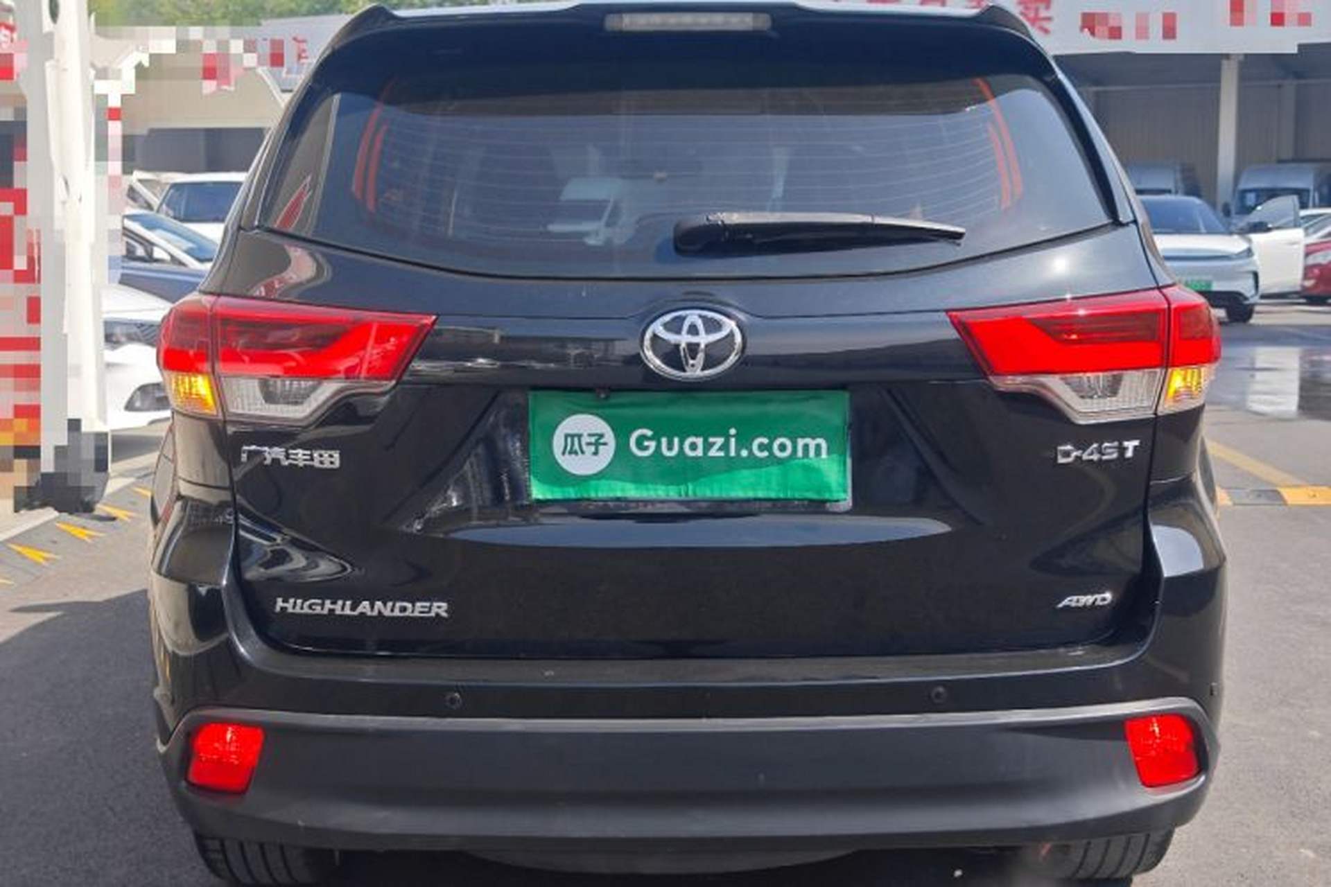 Used Toyota Highlander 2018 2.0T Four-Wheel Drive Elite Edition 7 Seats China VI Standard Rear