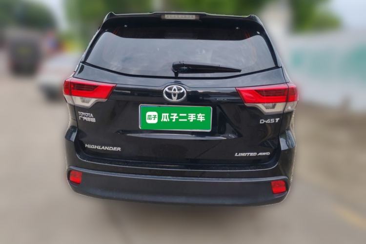 Used Toyota Highlander 2018 2.0T Four-Wheel Drive Ultimate Edition 7-Seater Emission Standard China V Rear