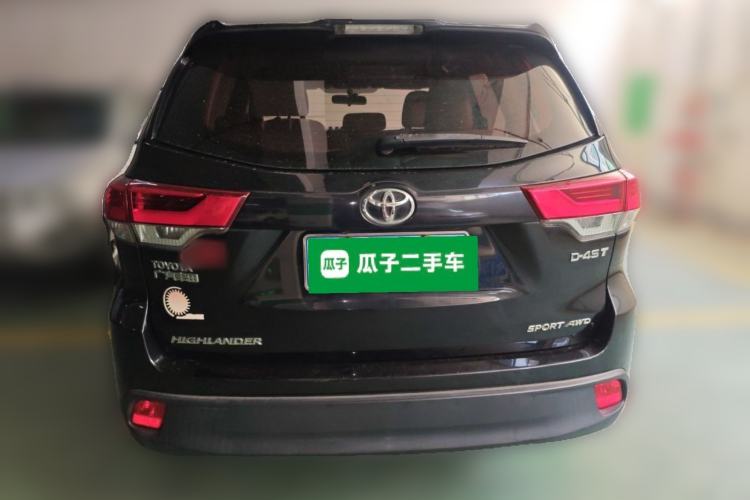 Used Toyota Highlander 2018 2.0T Two-Wheel Drive Elite Edition 7 Seats Emission Standard China V Rear