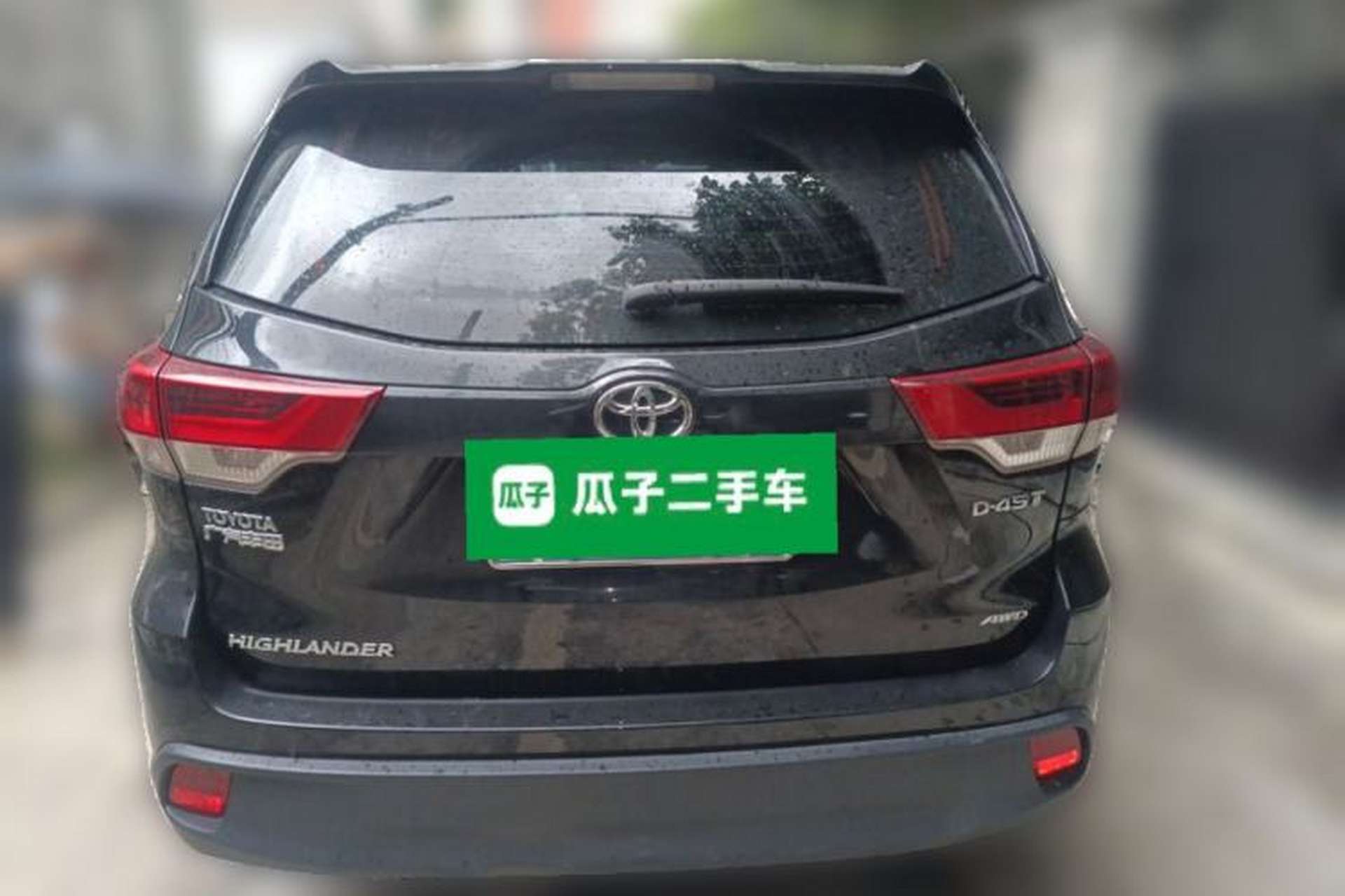 Used Toyota Highlander 2018 2.0T Four-Wheel Drive Elite Edition 7 Seats China VI Standard Rear
