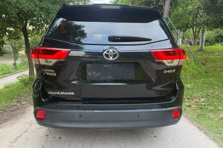Used Toyota Highlander 2018 2.0T Two-Wheel Drive Elite Version 5 Seats China VI Standard Rear
