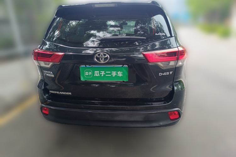 Used Toyota Highlander 2018 2.0T Two-Wheel Drive Elite Edition 7 Seats Emission Standard China V Rear