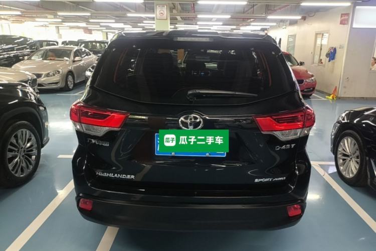 Used Toyota Highlander 2018 2.0T Four-Wheel Drive Prestige Version 7 Seats China VI Standard Rear