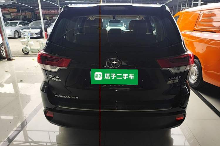 Used Toyota Highlander 2018 2.0T Two-Wheel Drive Elite Edition 7 Seats China VI Standard Rear