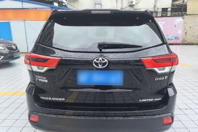 Used Toyota Highlander 2018 2.0T Four-Wheel Drive Ultimate Edition 7-Seater Emission Standard China V Rear