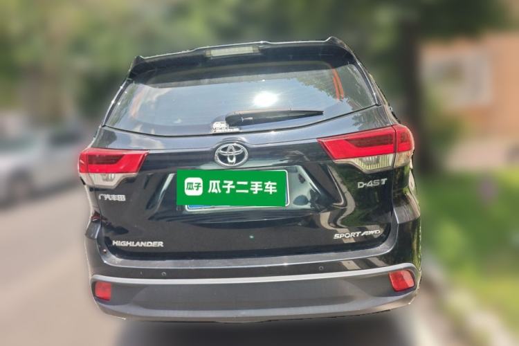 Used Toyota Highlander 2018 2.0T Four-Wheel Drive Luxury Version 7 Seats China VI Standard Rear