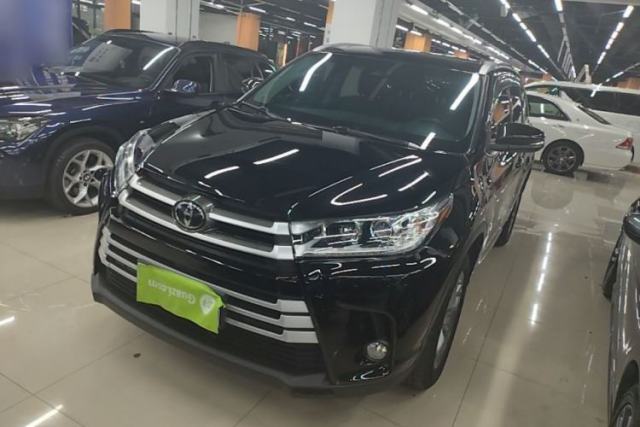 Used Toyota Highlander 2018 2.0T Four-Wheel Drive Luxury Edition 7 Seats China V Emission Standard