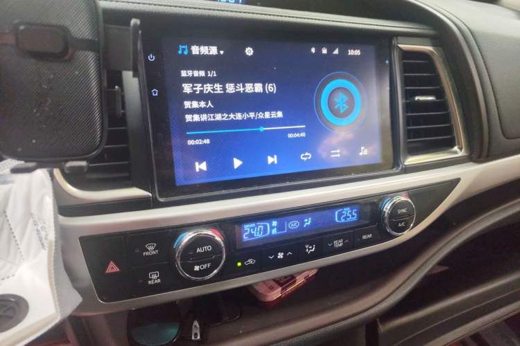 Used Toyota Highlander 2018 2.0T Four-Wheel Drive Prestige Version 7 Seats China V Emission Standard Audio And AC Panel