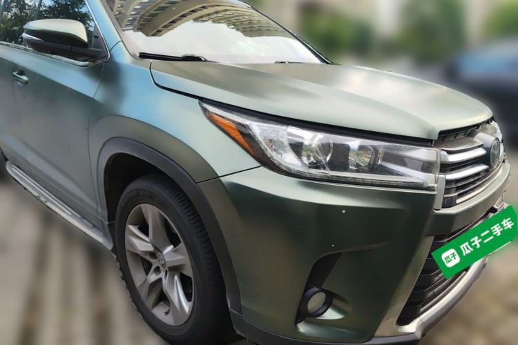 Used Toyota Highlander 2018 2.0T Four-Wheel Drive Prestige Version 7 Seats China VI Standard Front Right 45 Deg