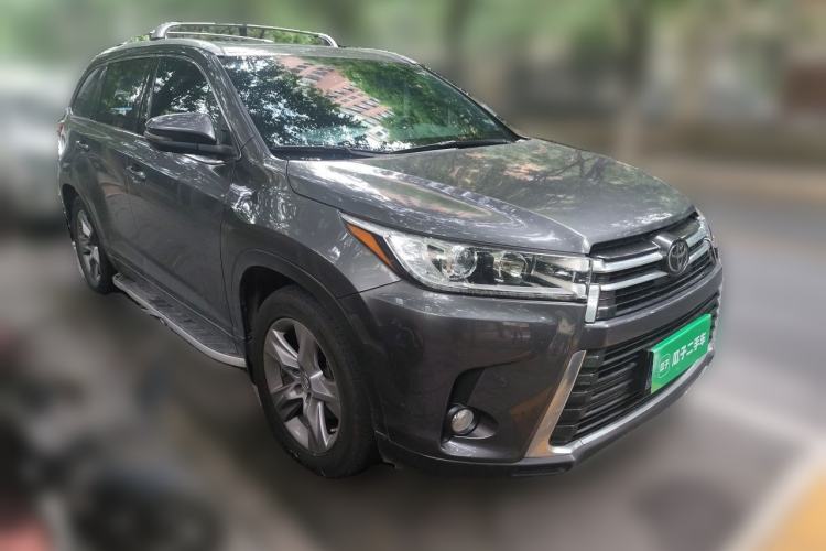 Used Toyota Highlander 2018 2.0T Four-Wheel Drive Prestige Version 7 Seats China V Emission Standard Front Right 45 Deg