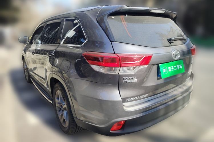Used Toyota Highlander 2018 2.0T Four-Wheel Drive Prestige Version 7 Seats China V Emission Standard Rear Left 45 Deg