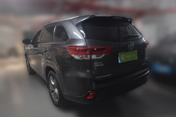 Used Toyota Highlander 2018 2.0T Four-Wheel Drive Luxury Edition 7 Seats China V Emission Standard Rear Left 45 Deg