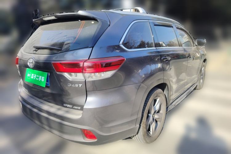 Used Toyota Highlander 2018 2.0T Four-Wheel Drive Prestige Version 7 Seats China V Emission Standard Rear Right 45 Deg