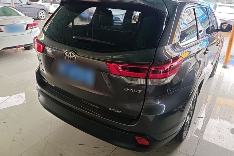 Used Toyota Highlander 2018 2.0T Two-Wheel-Drive Luxury Edition 7 Seats Emission Standard China V Rear Right 45 Deg