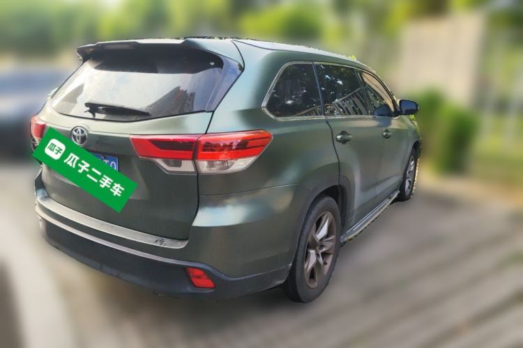 Used Toyota Highlander 2018 2.0T Four-Wheel Drive Prestige Version 7 Seats China VI Standard Rear Right 45 Deg